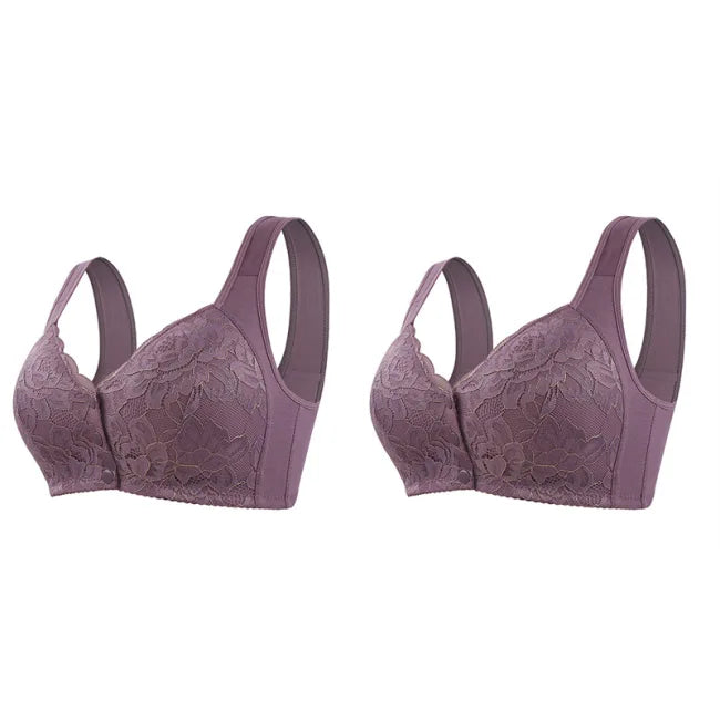 Everyday Cotton Full Coverage Front Button Bra2
