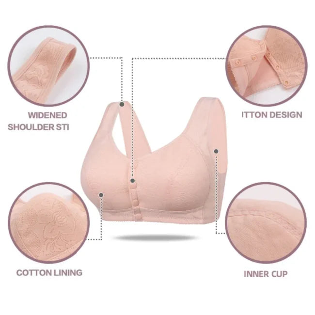 Front fastening bra - designed for your comfort